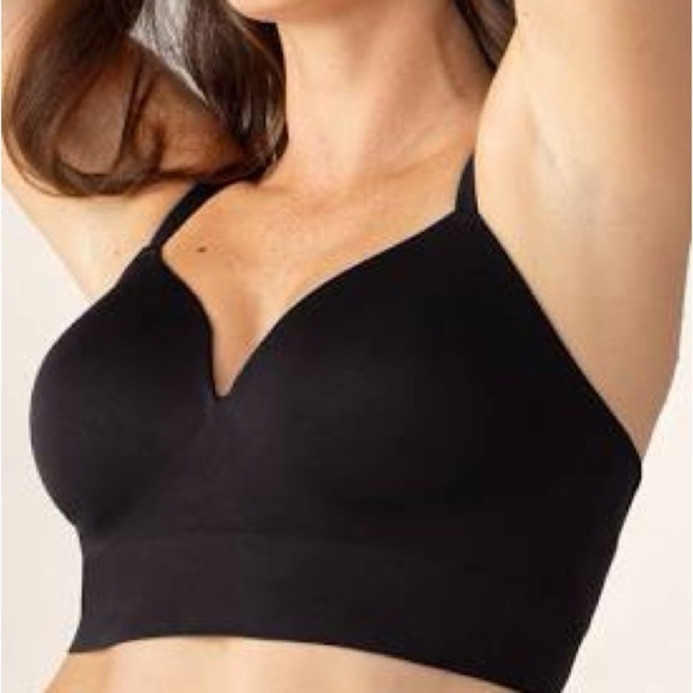 Truekind Supportive Comfort Wireless Shaping Bra Black